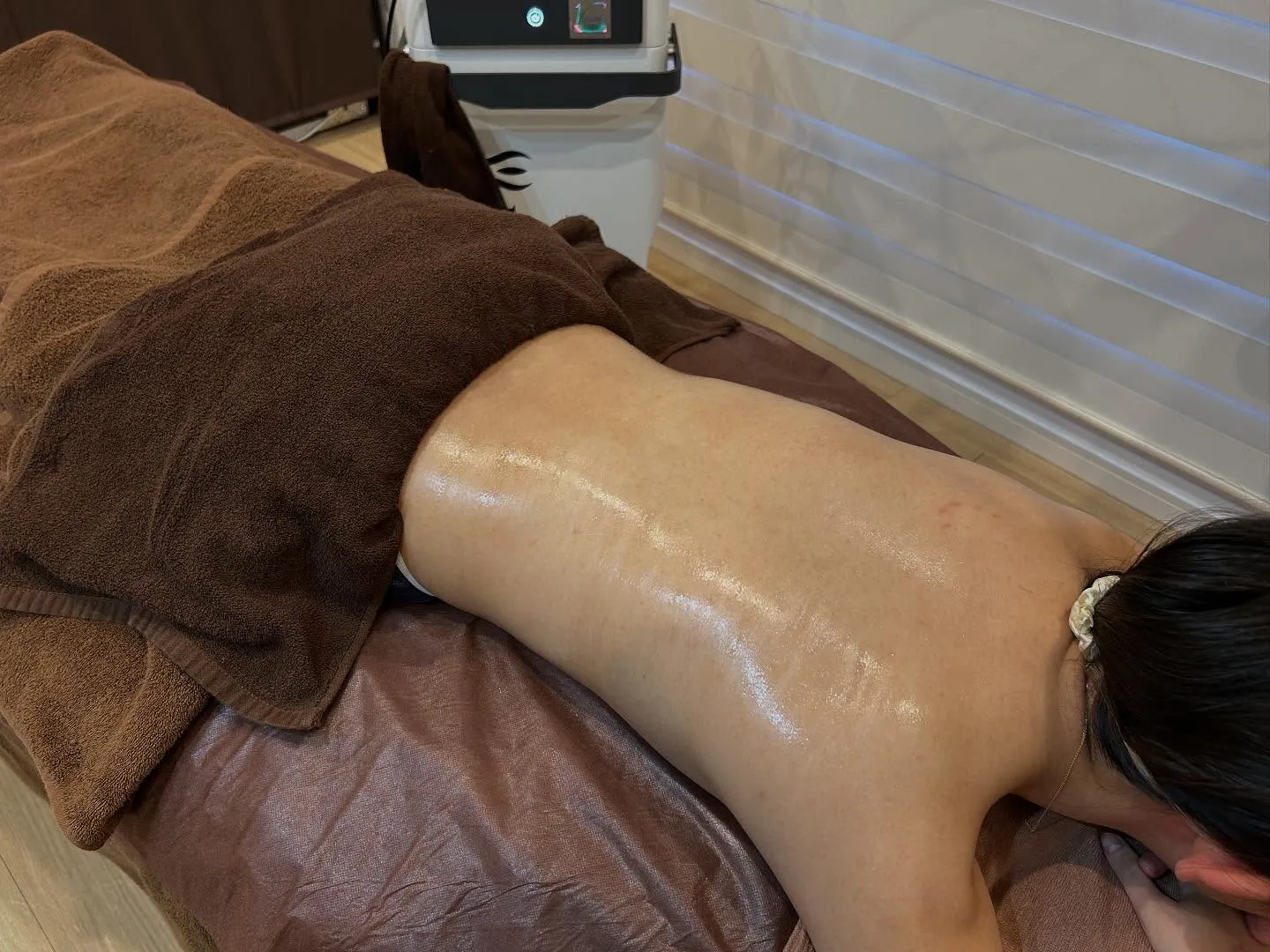 リラックスしながら施術を受けるだけで痩せられる✨